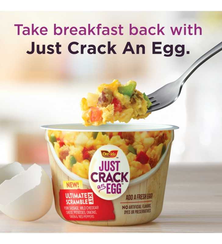 Ore Ida Just Crack An Egg Ultimate Scramble Kit Breakfast Bowls 3 Oz Cup