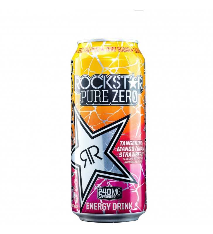 Rockstar Energy Drink, Strawberry Peach 16 Fl Oz, Energy