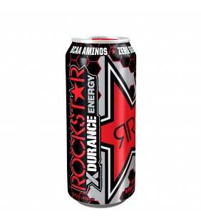 Rockstar XDurance Energy Drink, Ripped Red Kiwi Strawberry, 16 oz Can