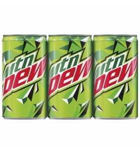 Mountain Dew Mini Cans, 7.5 Fl Oz, 6 Count
