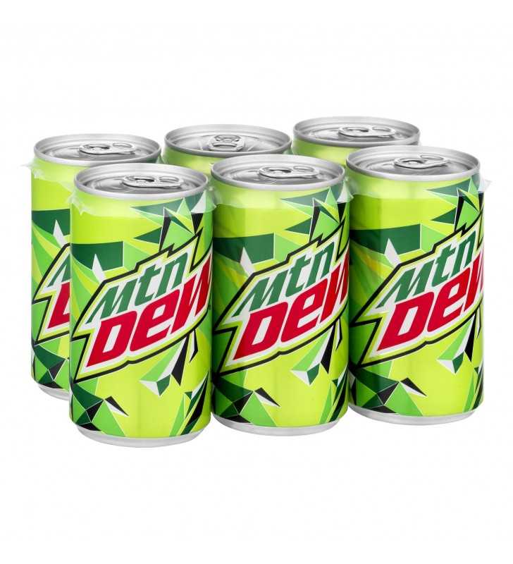 Mountain Dew Mini Cans, 7.5 Fl Oz, 6 Count