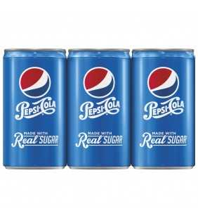 Pepsi with Real Sugar Soda, 7.5 Fl. Oz., 6 Count