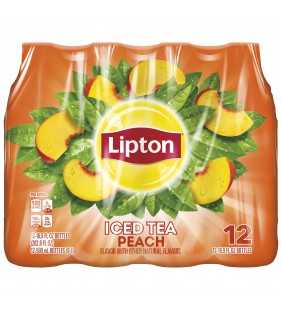Lipton Peach Iced Tea, 16.9 Fl. Oz., 12 Count