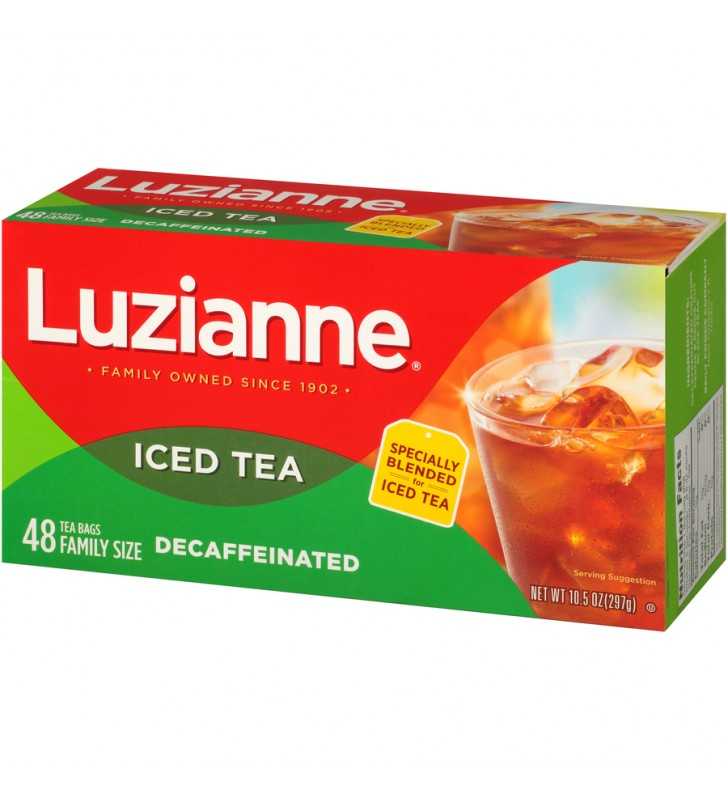 Luzianne, Decaffeinated, Black Iced Tea, Tea Bags, 48 ct.