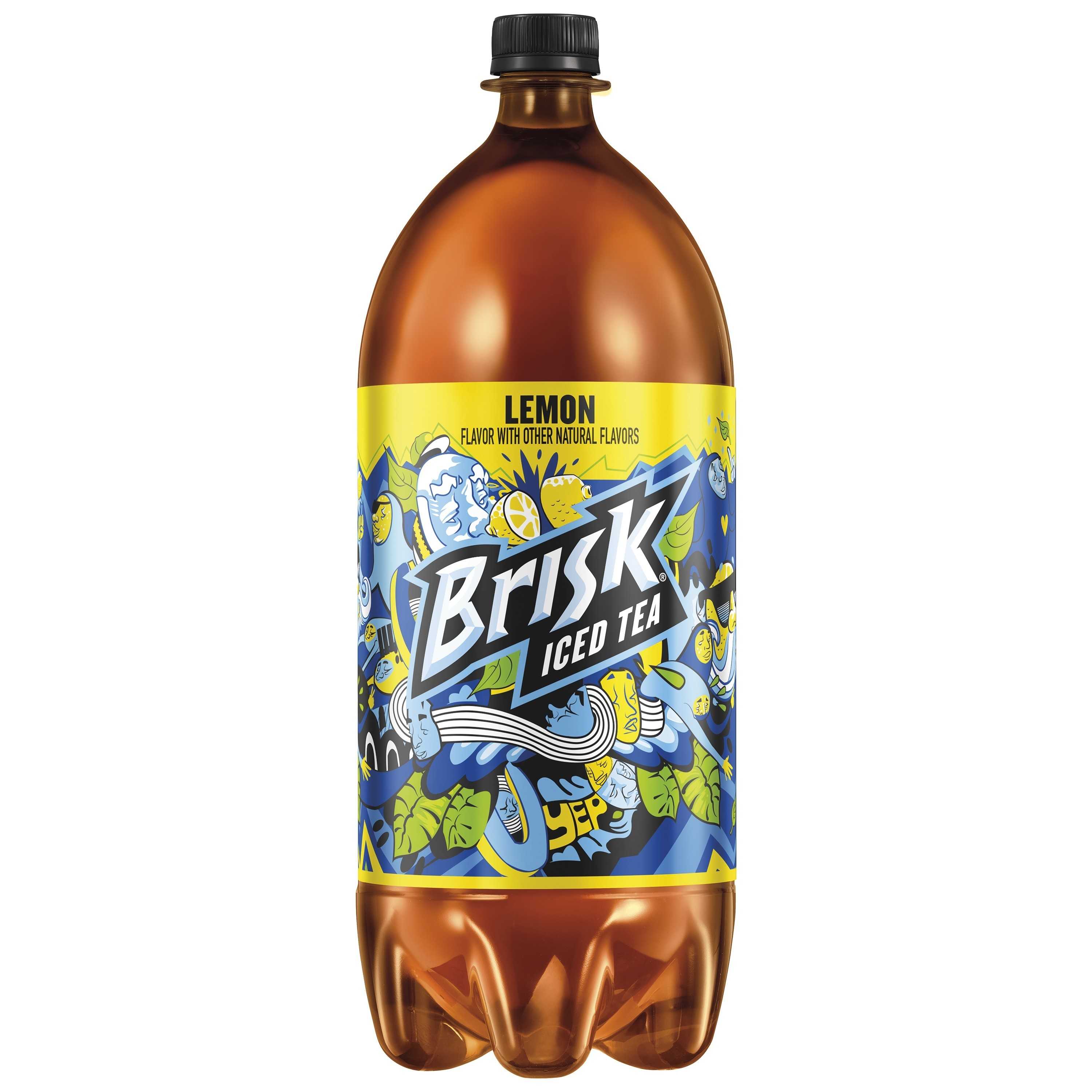 Brisk Iced Tea, Lemon, 2 Liter Bottle