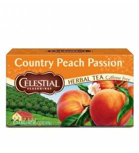 Celestial Seasonings, Country Peach Passion Herbal Tea, Tea Bags, 20 Ct