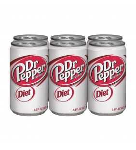 Diet Dr Pepper Soda, 7.5 Fl. Oz., 6 Count
