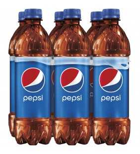 Pepsi Soda, 16.9 oz Bottles, 6 Count