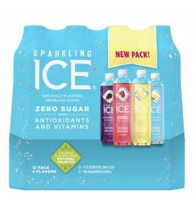Sparkling Ice® Variety Pack, 17 Fl Oz, 12 Count (Grape Raspberry, Strawberry Watermelon, Classic Lemonade, Lemon Lime)