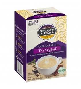 Oregon Chai, Original Chai Tea Latte, Single Serve Packets, 8 Ct