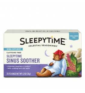 Celestial Seasonings, Sleepytime Sinus Soother Wellness Tea, Tea Bags, 20 Ct