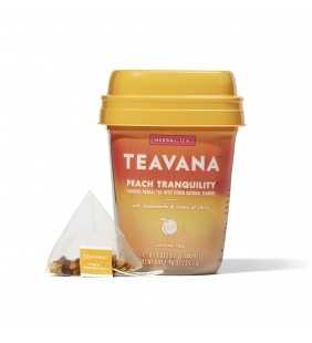 Teavana Peach Tranquility Herbal Tea Tea Bags 15 Count