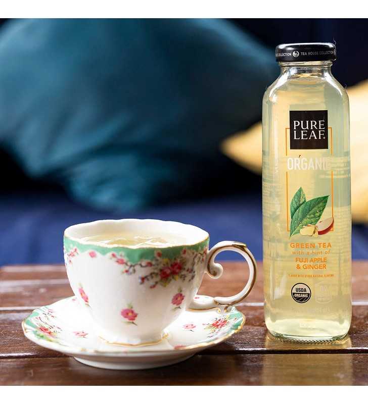 Pure Leaf, Organic Iced Tea, Fuji Apple & Ginger, 14 oz Bottle ...