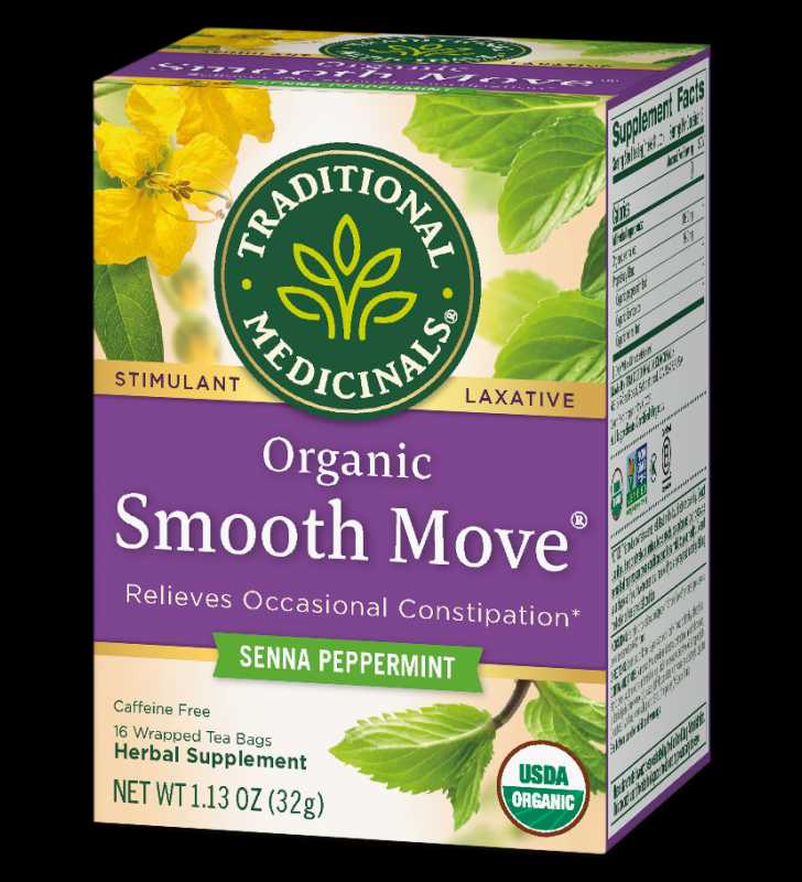 Traditional Medicinals Organic Smooth Move Tea Bags Peppermint 16 Count 9818