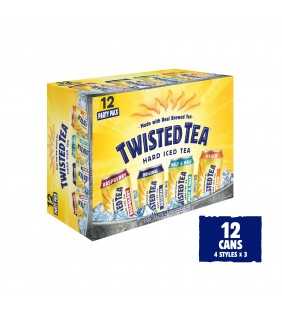 Twisted Tea Hard Iced Tea Party Pack, 12 pack, 12 fl oz