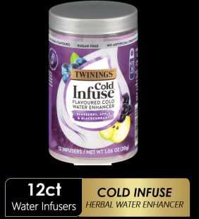 Twinings Cold Infuse Blueberry, Apple, & Blackcurrant, 12 Ct.