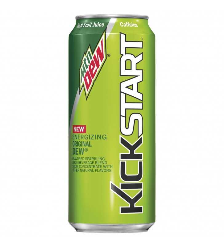 Mountain Dew Kickstart Base The Original Soda, 16 Fl. Oz.