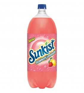 Sunkist Strawberry Lemonade Soda, 2 L bottle