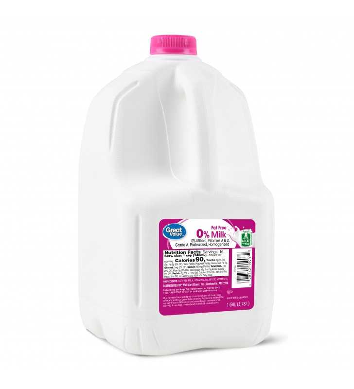 Great Value 1% Low Fat Chocolate Milk, Gallon, 128 fl oz