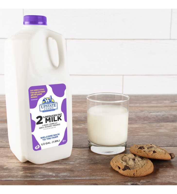Upstate Farms 2% Reduced Fat Milk, 0.5 Gallon