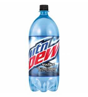 Mountain Dew Voltage Raspberry Flavor and Ginseng Soda 2L Bottle