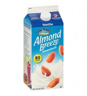Blue Diamond Almond Breeze Natural Vanilla Almond Milk, 1.89 l