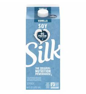 Silk Vanilla Soymilk, Half Gallon