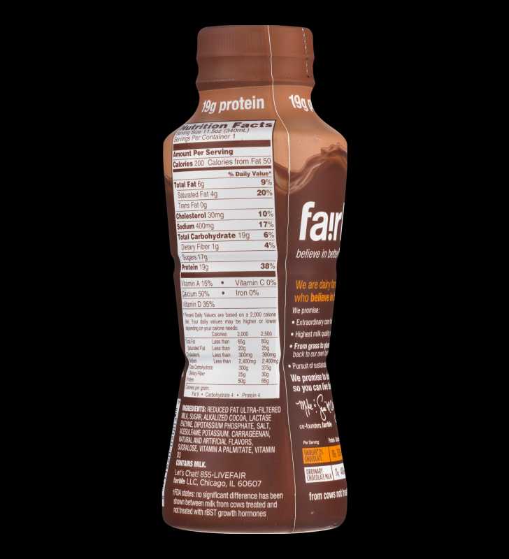 Fairlife 2% Reduced-Fat Chocolate Milk, 11.5 Fl. Oz.