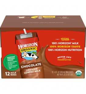 Horizon Organic 1% Lowfat Shelf Stable Chocolate Milk, 8 Oz., 12 Count
