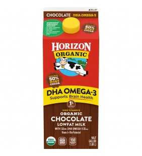 Horizon Organic 1% Lowfat DHA Omega-3 Chocolate Milk, Half Gallon
