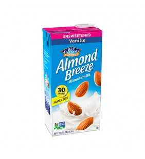 Almond Breeze Unsweetened Vanilla Almondmilk, 64 fl oz