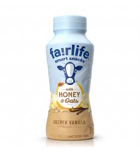 Fairlife Smart Snacks French Vanilla Nutrition Shake, with Honey & Oats, 8 Fl Oz