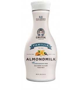 Califia Farms Vanilla Almond Milk, Dairy Free Milk Substitute, 48 oz