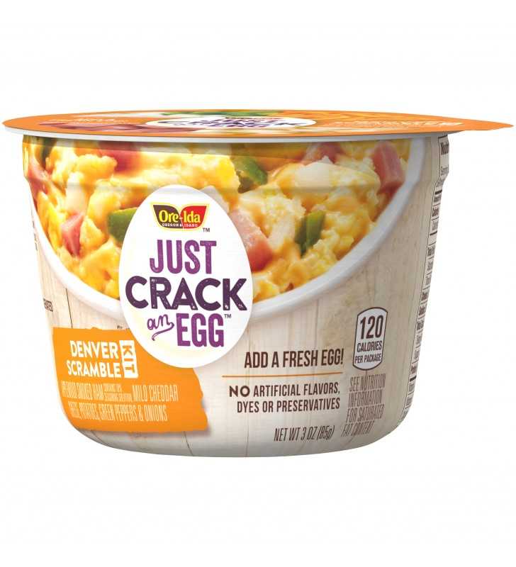 Ore-Ida Just Crack an Egg Denver Scramble Kit Breakfast Bowls, 3 oz Cup