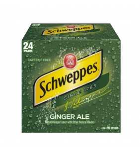 Schweppes Ginger Ale Soda, 12 Fl. Oz., 24 Count