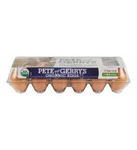 Pete & Gerry's Organic Free Range Large Brown Grade A Eggs, 12 Count