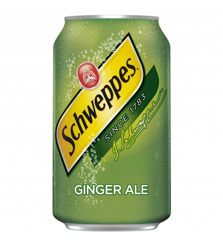 Schweppes Ginger Ale Soda, 12 Fl. Oz., 24 Count (Ny Dep Fee)