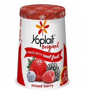Yoplait Original Yogurt, Mixed Berry, Low Fat, 6 oz