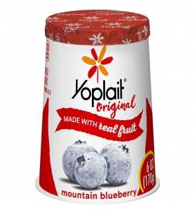 Yoplait Original Yogurt, Blueberry, Low Fat, 6 oz