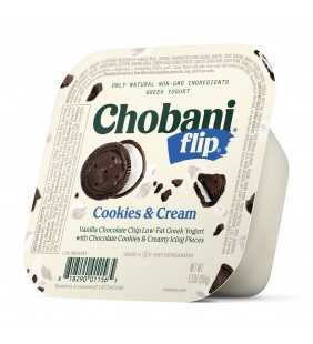 Chobani, Flip Cookies & Cream Low Fat Greek Yogurt, 5.3 Oz.