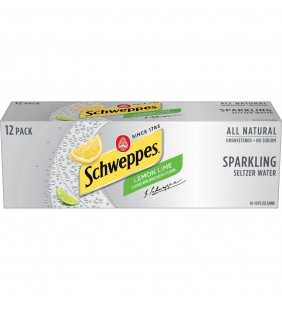 Schweppes Lemon Lime Sparkling Seltzer Water, 12 Fl. Oz., 12 Count