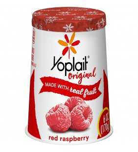 Yoplait Original Yogurt, Red Raspberry, Gluten Free, 6oz