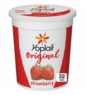 Yoplait Original Strawberry, Gluten Free Yogurt, 32 oz Tub