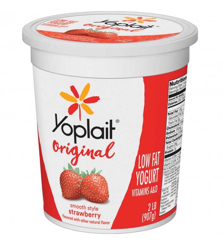 Yoplait Original Strawberry Yogurt - 32oz : Target