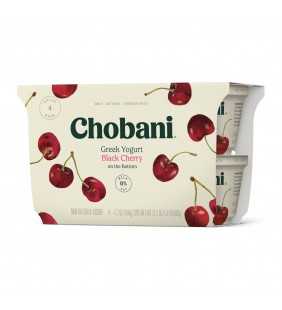 Chobani® Non-Fat Greek Yogurt, Black Cherry on the Bottom 5.3oz, 4-pack