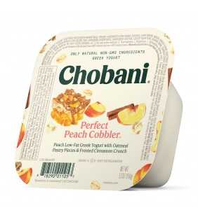 Chobani, Flip Perfect Peach Cobbler Low-Fat Greek Yogurt, 5.3 Oz.