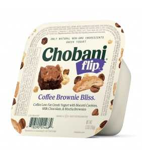 Chobani, Flip Coffee Brownie Bliss Low-Fat Greek Yogurt 5.3 Oz.