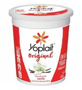 Yoplait Original Yogurt, Vanilla, Low Fat Yogurt, 32 oz
