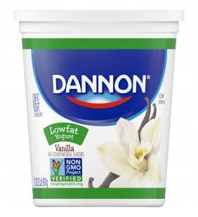 Dannon Lowfat Non-GMO Project Verified Vanilla Yogurt, 32 Oz.