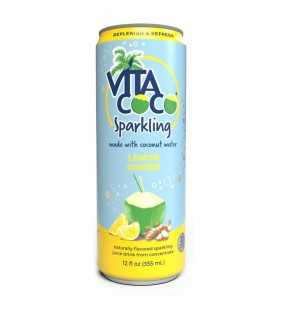 Vita Coco Sparkling Coconut Water, Lemon Ginger, 12 Fl Oz